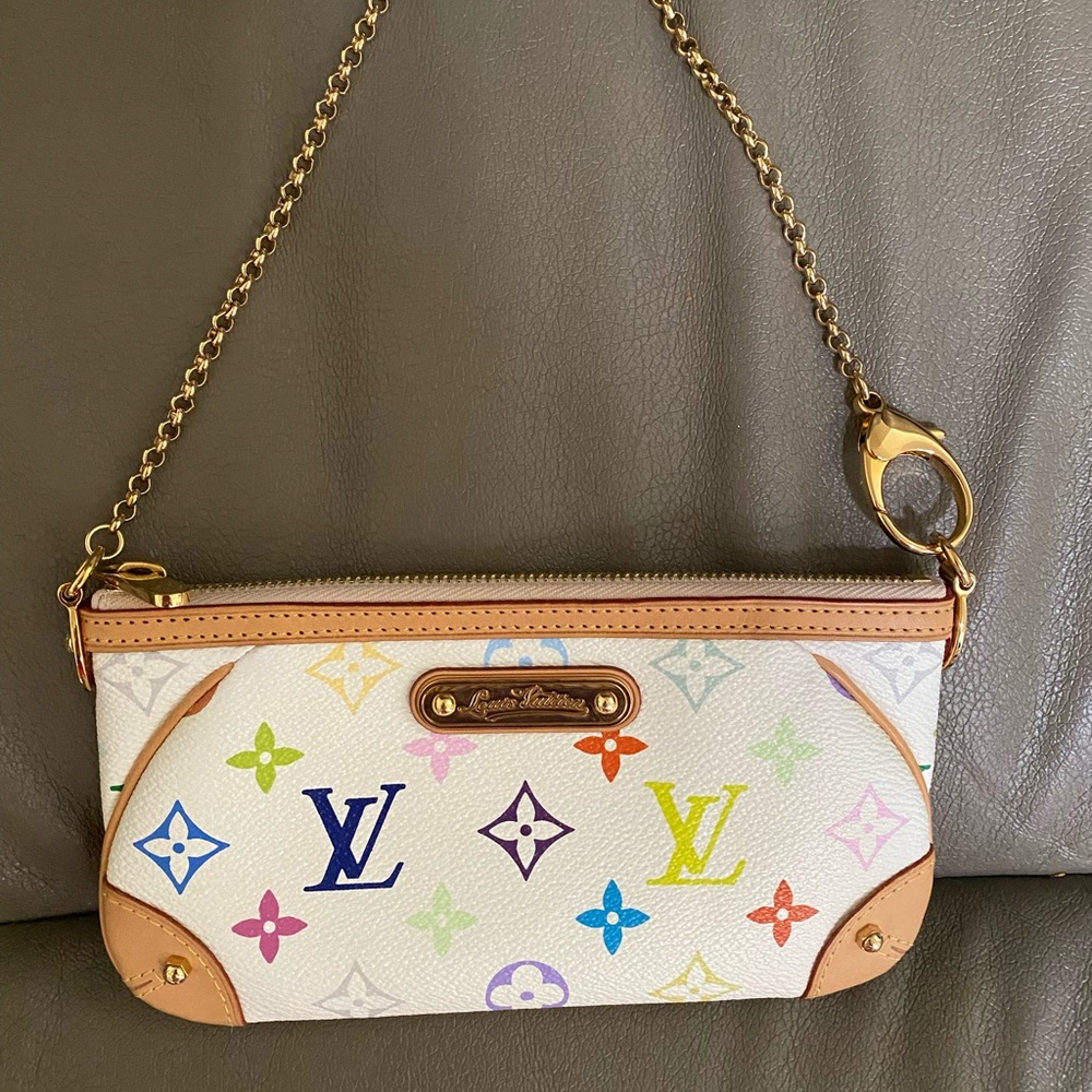 Louis Vuitton Pochette Milla Multicolor Clutch